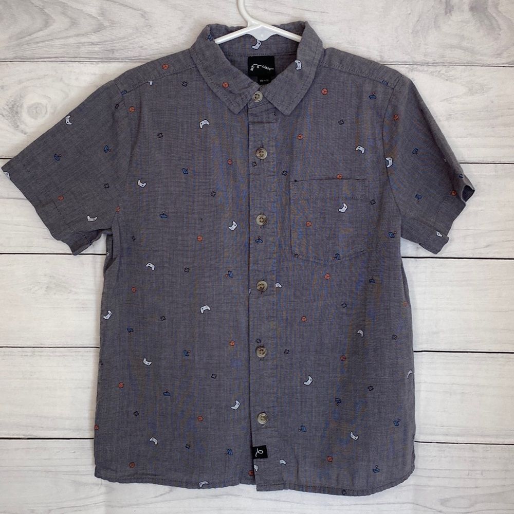 Art class button up shirt